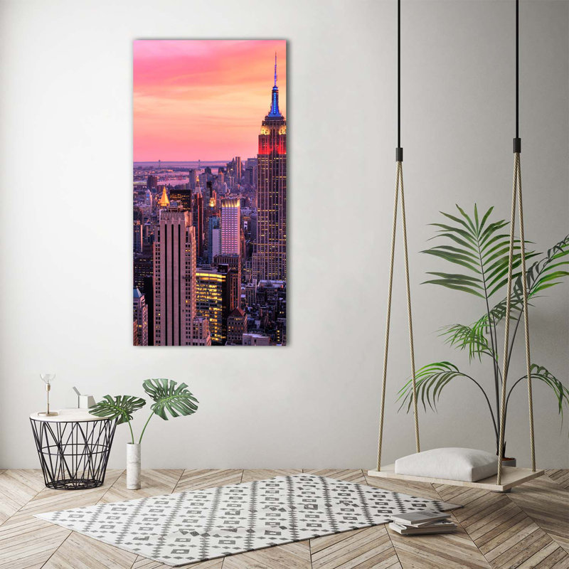 New York West - Wrapped Canvas Print