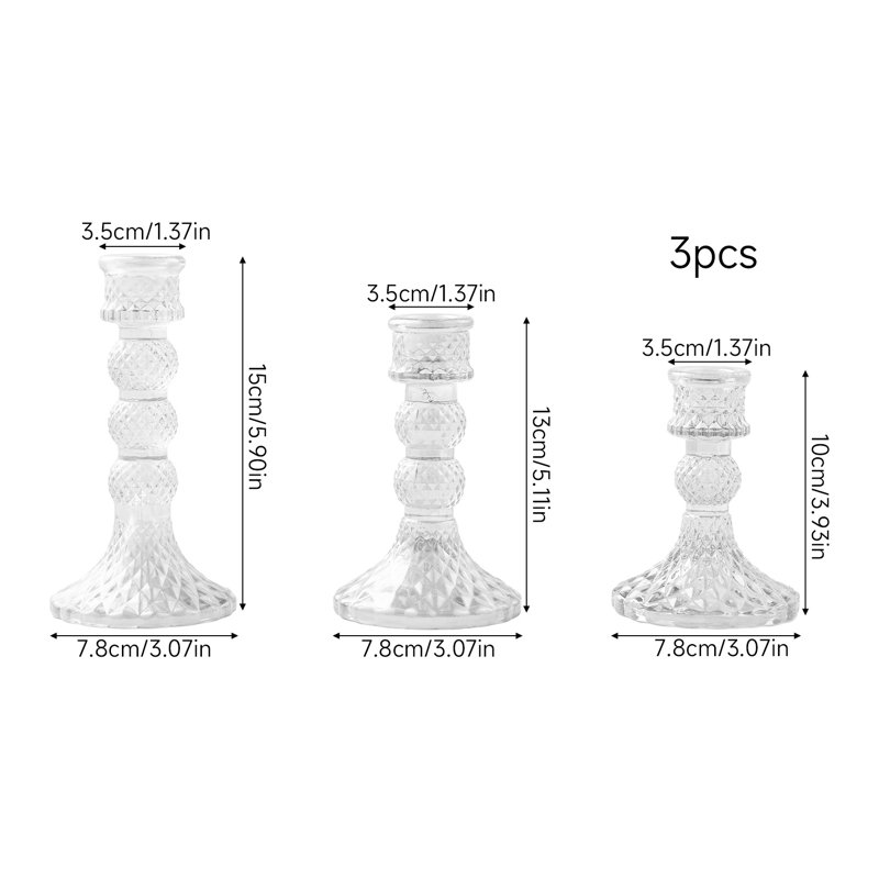 Soda-Lime Glass Candelabra