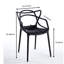 Chaise en plastique 4 pièces-1876470651