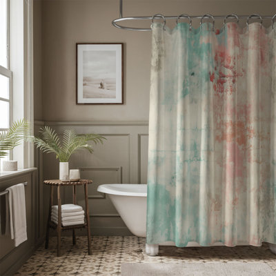 Teal Antiqued - Premium Shower Curtain