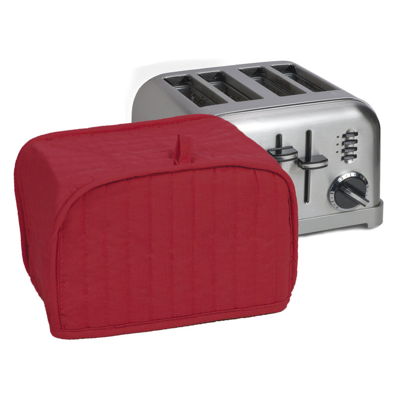 Housse universelle pour grille-pain à quatre tranches, Rouge vif