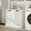 Armoire de trieur de linge inclinable à deux compartiments