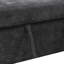 Convertible, 124,8 po, gris, en forme de L, salon, abris, prises de courant, coussins de dossier, revêtement en chenille et lit en L gris de 124,8 po avec deux peaux douces et confortables et une mousse haute pour se détendre à la taille-121077459