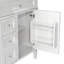 Meuble-lavabo 30,09 po avec rangement en résine-94399978