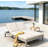 5-Position Adjustable Backrest Double Chaise Lounge Outdoor-958331766