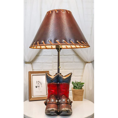 Lampe de table rustique Western
