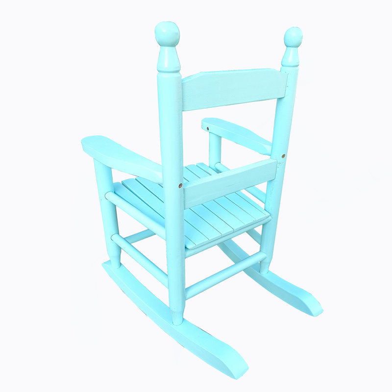 Chaise berçante intérieure ou extérieure, Bleu clair