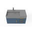 Ensemble de meuble-lavabo mural simple 36 po Bassi-573101964-573101961-573101966