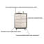 Commode minimaliste de style italien