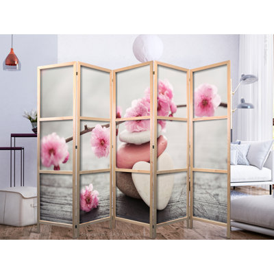 Panel Solid Wood Folding Room Divider