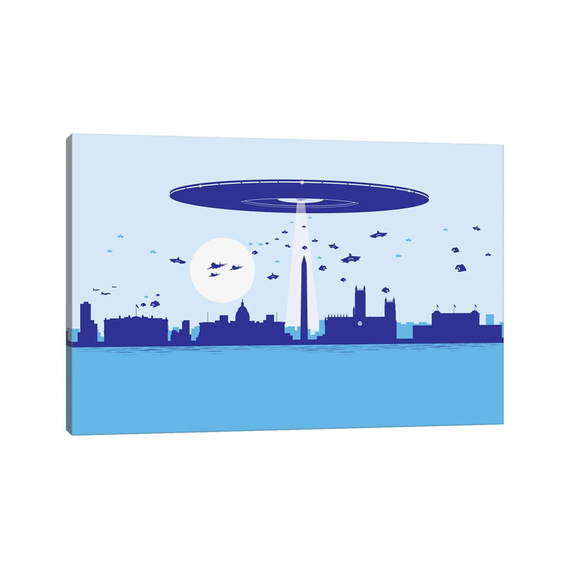 Washington Invasion - Print on Canvas, 45.72cm H x 66.04cm W x 3.81cm D, Wrapped Canvas