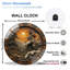 Horloge murale loup 12 po