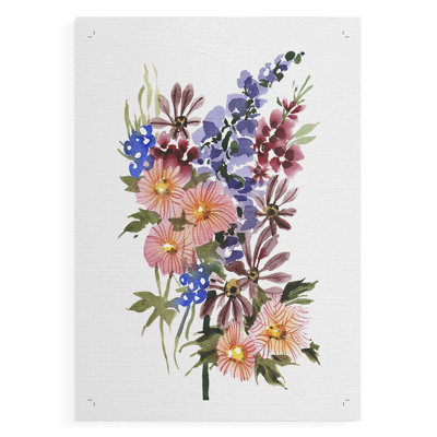 Garden Bouquets III - Impression sur toile seulement - NON-CADRE