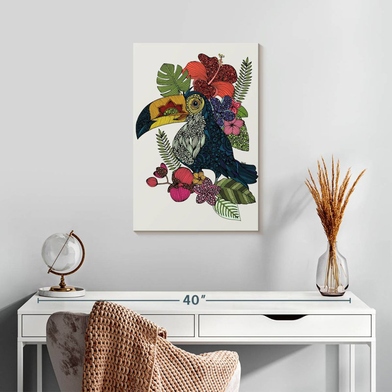 Brampt Tucan, 24" H x 16" W
