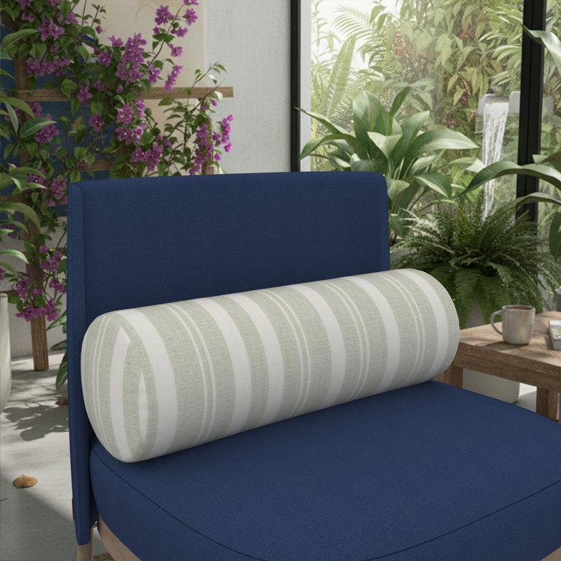 Coussin intérieur / extérieur Amala Sunbrella®, Sauge tranquille