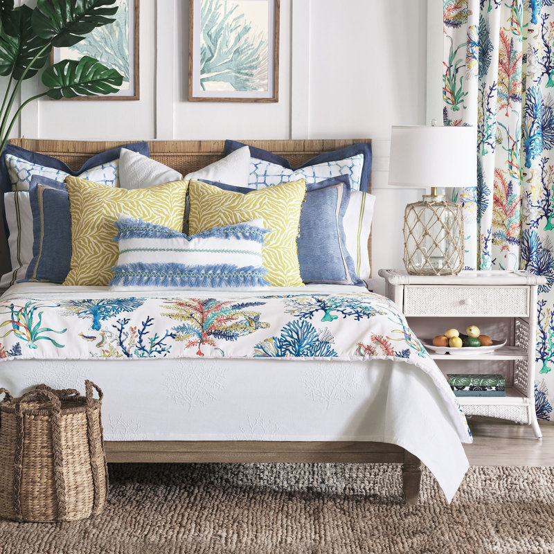 Delray Matelasse Sham, Euro, White
