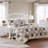 Greenland Home Fashions Oxford Taupe 3-Piece Queen Size Quilt Set 90x90 + 20x26 (2)-1754377398-1822024780
