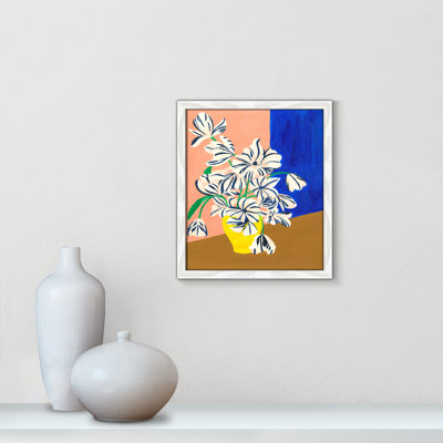 «Stripey Flowers Print» par Violets Print House