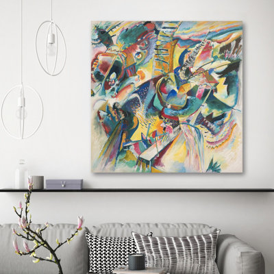 Improvisation Klamm by Wassily Kandinsky - Wrapped Canvas Art Prints