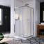 34" W X 34" D X 72" H Framed Square Shower Enclosure With Base.