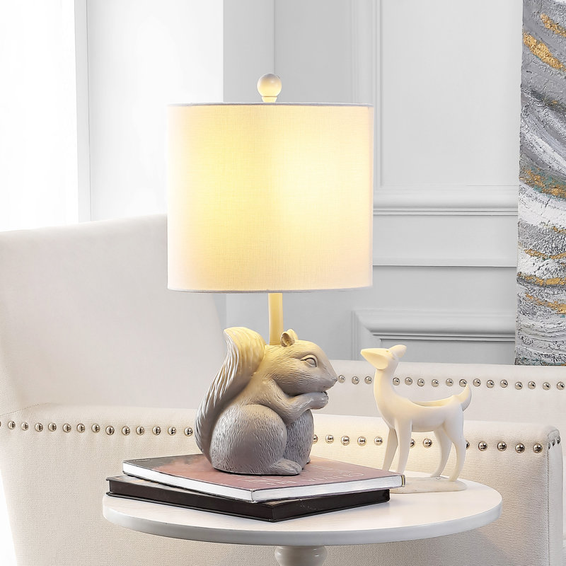 Lampe de table 18 po Edmund Squirrel, Gris