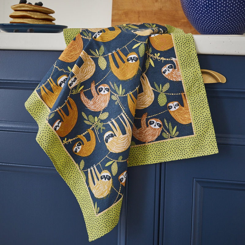 Hanging Around Cotton Tea Towel Kitchen Towel