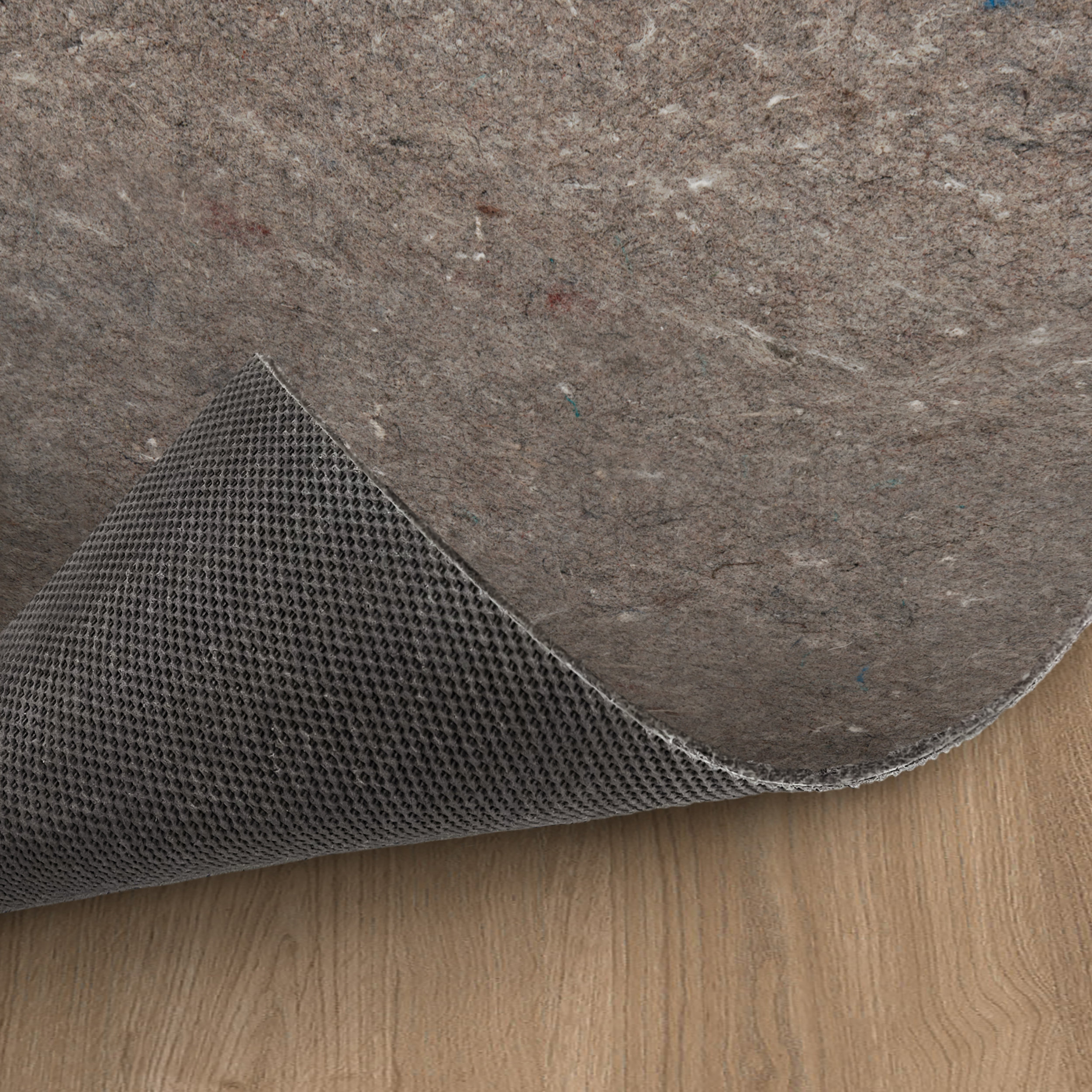 Cushioning Non-Slip Rug Pad, Dual Surface(Felt + Rubber Grid
