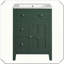 Meuble-lavabo moderne avec tiroirs en céramique-1032426757