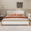 Base de lit tapissier pleine grandeur Roomfitter, lit plateforme moderne avec lattes en bois, blanc-1262306479-1262306476