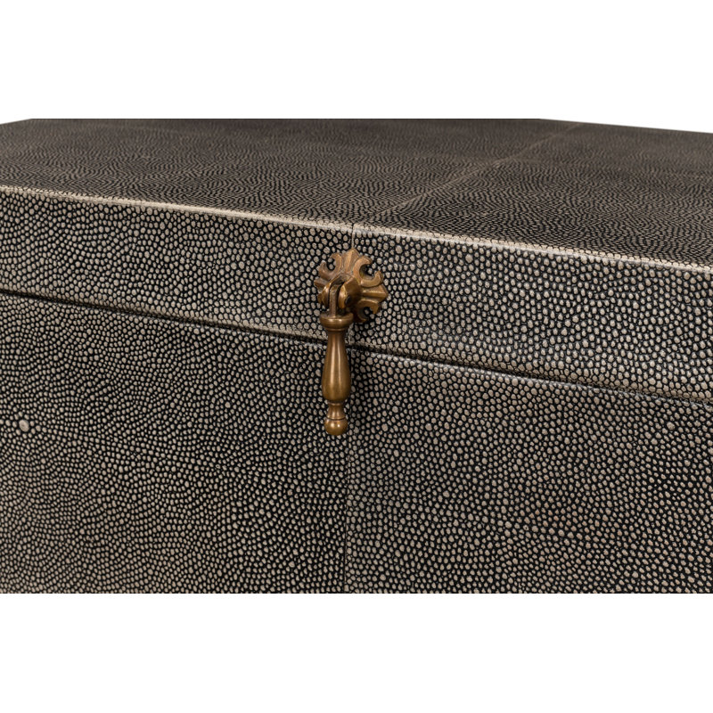 Shagreen Accent, Black Shagreen Antique