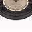 Mael Round Wall Clock in Antique Brown, Transitional Style