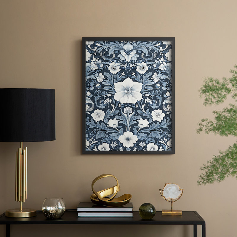 WM MORRIS Series DCCXLIV  -Premium Framed Print -Ready to Hang - No Nails Required