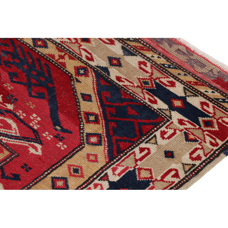 One-of-a-Kind Rectangle 2'11" x 3'6" Hand Knotted Area Rug