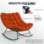 Chaise berçante avec coussins et repose-pieds Hadjer-1657783990