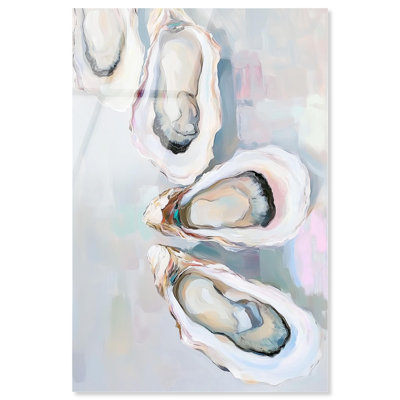 Oysters Coastal Decor Acrylic Print by Art Remedy