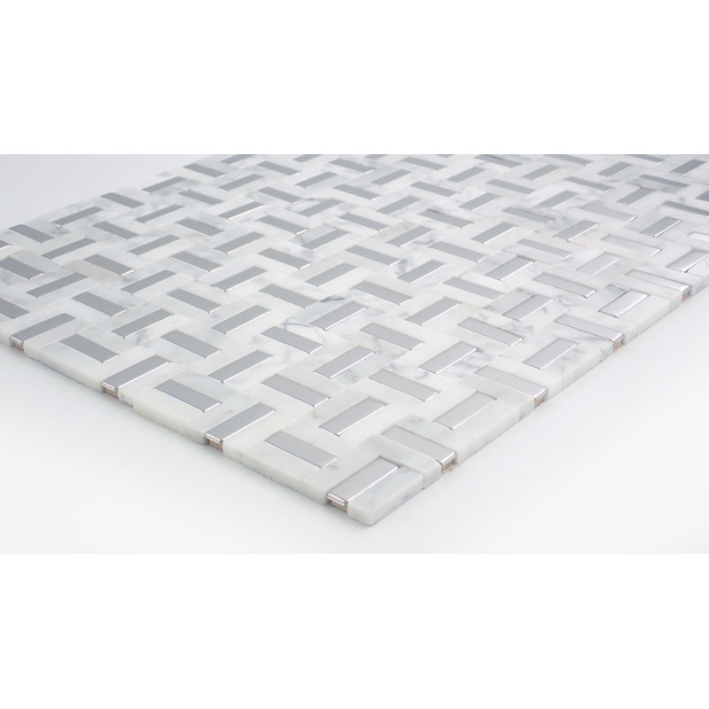 Link™ 12" x 17" Natural Stone Random Mosaic Tile