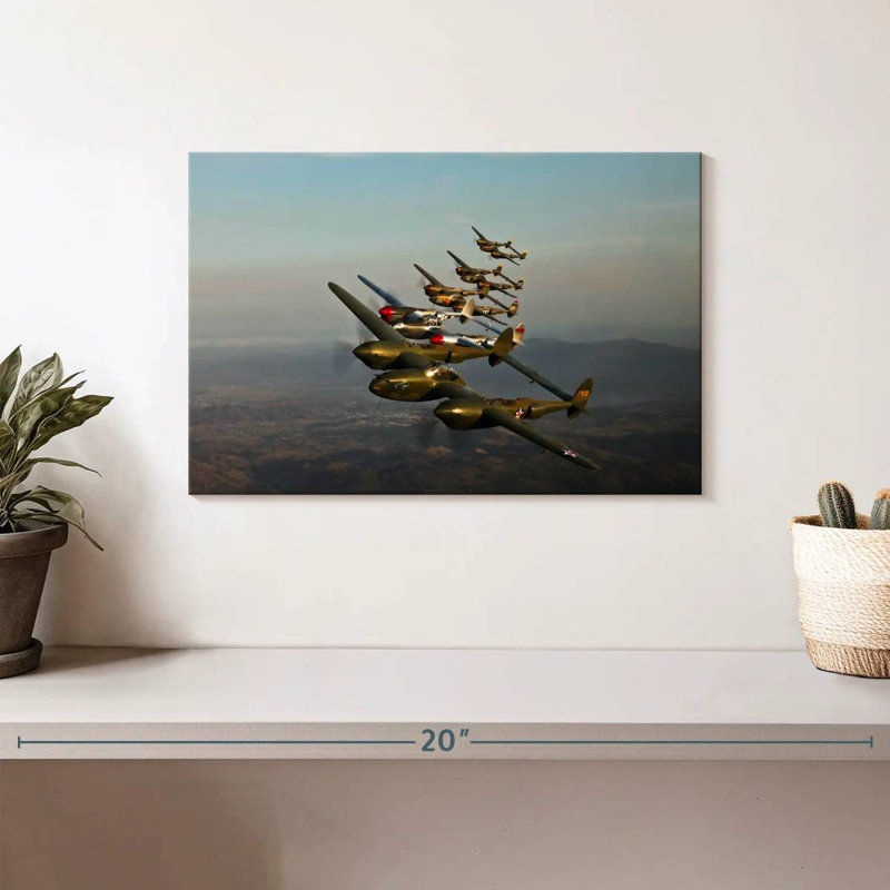 Avion Mehar Lockheed P-38 Lightning, H 8 po x l 12 po