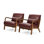 Fauteuil en cuir Jabarius