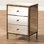Table de chevet 3 tiroirs Papillion