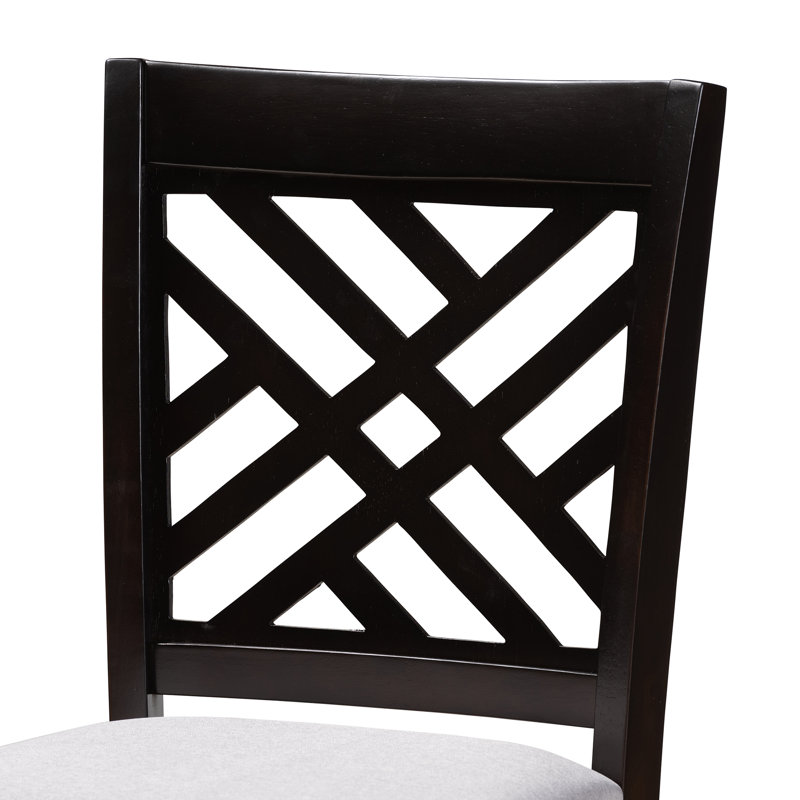 Fraserburgh 5-Pc Dining Set in Modern and Contemporary Style, 37.4'' H X 18.5'' W X 19.88'' D, Black, Light Grey