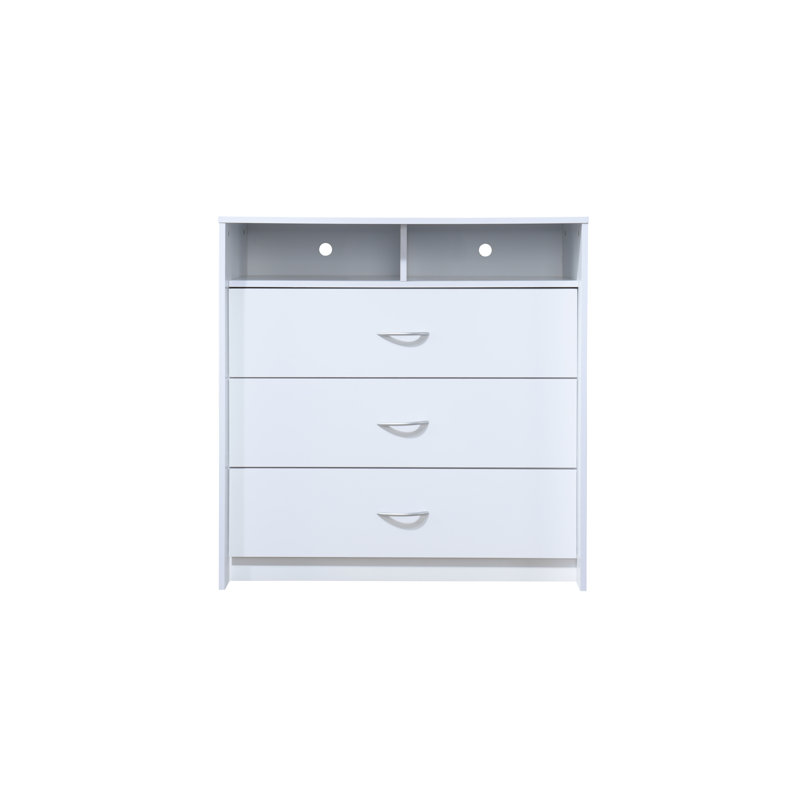 Albury 3 - Drawer Dresser, White