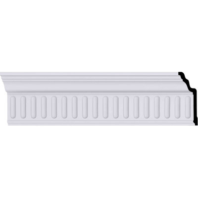 Moulure couronnée H 4 po x P 2 1/4 po x F 4 1/2 po x L 94 1/2 po