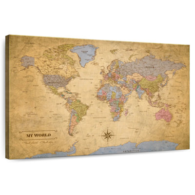 My World Travel Amrico Push Pin II