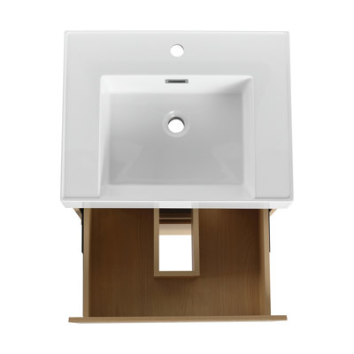 Ensemble de meuble-lavabo avec lavabo simple