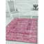Tapis rose à motif géométrique Dietz-26967061