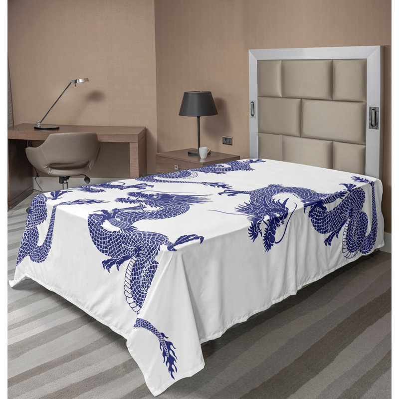 Drap Ambesonne, Drap plat pour lit simple