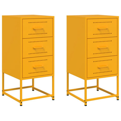 Raddatz 36cm W Steel Bedside Table