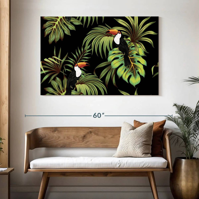 Toucan Brampt rétro, H 32 po x l 48 po