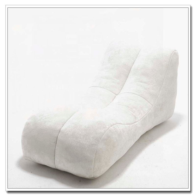 Pouf rembourré, Blanc
