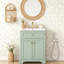 Meuble-lavabo moderne avec lavabo, pour petites et moyennes salles de bain-87174193